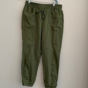 Banana Republic Tencel Khaki Joggers